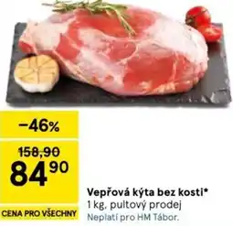 Tesco Vepřová kýta bez kosti nabídka