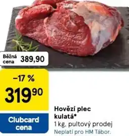 Tesco Hovězí plec kulatá nabídka