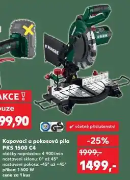 Kaufland Kapovací a pokosová pila PKS 1500 C4 nabídka