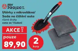 Kaufland Utěrky z mikrovlákna/Sada na čištění auta nabídka