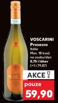 Kaufland VOSCARINI Prosecco nabídka