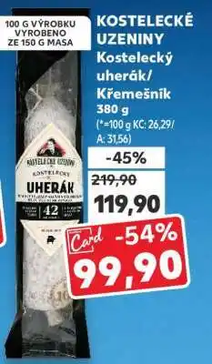 Kaufland KOSTELECKÉ UZENINY Kostelecký Uherák/ Křemešník 380 g nabídka