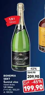 Kaufland Bohemia Sekt nabídka