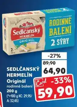 Kaufland Sedlčanský hermelín nabídka