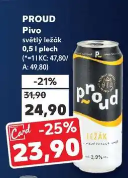 Kaufland PROUD Pivo nabídka