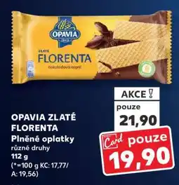 Kaufland Opavia Zlaté Florenta nabídka