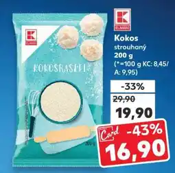 Kaufland Kokos strouhaný 200 g nabídka