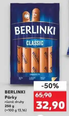 Kaufland BERLINKI Párečky nabídka