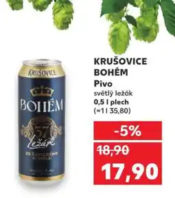 Kaufland Krušovice Bohém nabídka