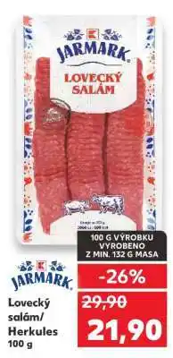 Kaufland Lovecký salám/Herkules 100 g nabídka