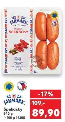 Kaufland Jarmark Špekáčky nabídka