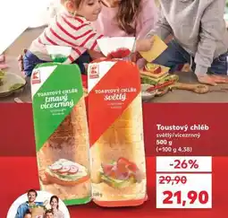 Kaufland Toastový chléb světlý/vicezrnný nabídka