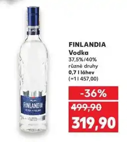 Kaufland Finlandia Vodka nabídka