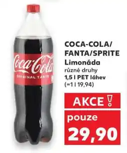 Kaufland Coca-Cola, Fanta, Sprite nabídka