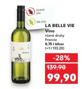 Kaufland LA BELLE VIE Víno nabídka