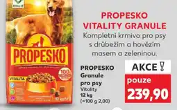 Kaufland PROPESKO VITALITY GRANULE nabídka