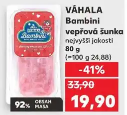 Kaufland VÁHALA Bambini vepřová šunka nabídka