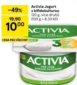 Tesco Activia Jogurt s bifidokulturou nabídka