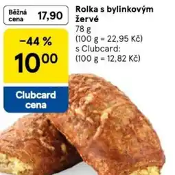 Tesco Rolka s bylinkovým žervé nabídka