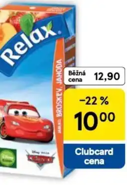 Tesco Relax Nápoj nabídka