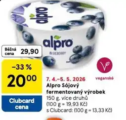 Tesco Alpro Sójový fermentovaný výrobek nabídka