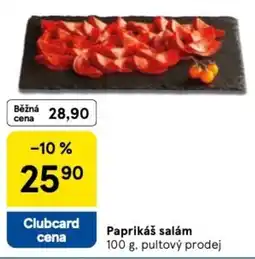 Tesco Paprikáš salám nabídka