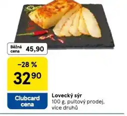 Tesco Lovecký sýr nabídka