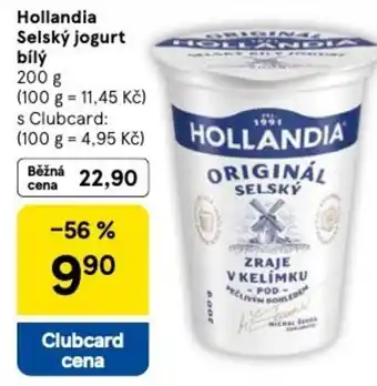 Tesco Hollandia Selský jogurt bílý nabídka