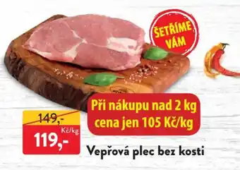 Vepřová plec bez kosti