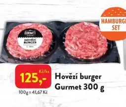 MP Krásno Hovězí burger Gurmet nabídka
