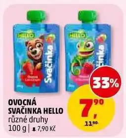 Penny Market Ovocná svačinka HELLO nabídka