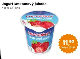 Můjobchod Jogurt smetanový jahoda nabídka
