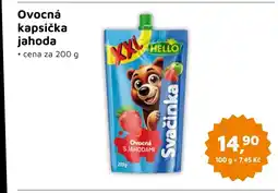 Můjobchod Ovocná kapsička jahoda nabídka