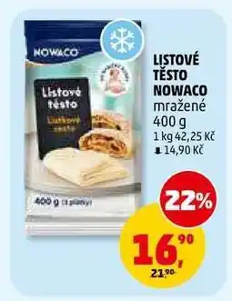 Penny Market LISTOVÉ TĚSTO NOWACO nabídka