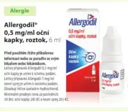 Dr. Max Allergodil® 0,5 mg/ml oční kapky, roztok nabídka