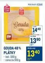 Makro Gouda 48% plátky nabídka