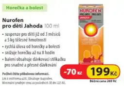 Dr. Max Nurofen pro děti Jahoda nabídka