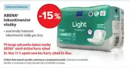 Dr. Max ABENA® inkontinenční vložky nabídka