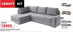 Baumax Rohová sedací souprava bari nabídka
