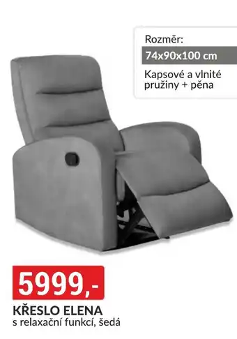 Baumax Křeslo elena nabídka