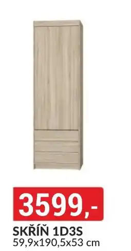 Baumax Skříň 1D3S nabídka