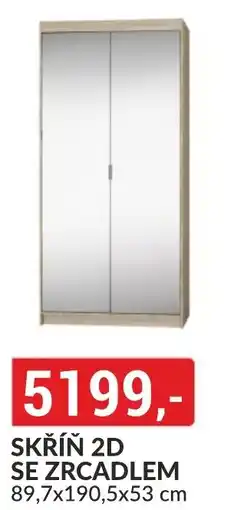 Baumax Skříň 2D se zrcadlem nabídka