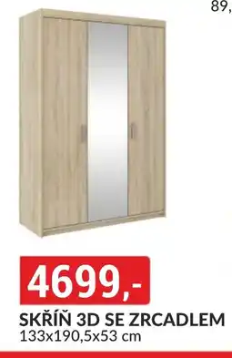 Baumax Skříň 3D se zrcadlem nabídka