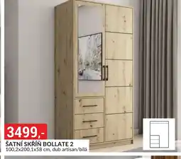Baumax Šatní skříň bollate 2 nabídka