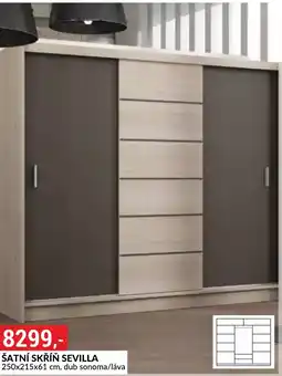 Baumax Šatní skříň sevilla nabídka