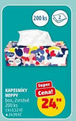 Penny Market KAPESNÍKY WIPPY, 200 ks nabídka