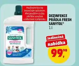 Penny Market DEZINFEKCE PRÁDLA FRESH SANYTOL nabídka