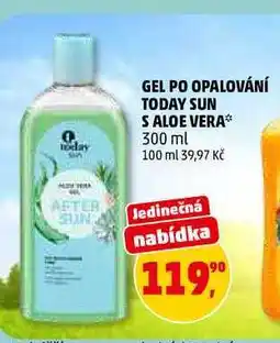 Penny Market GEL PO OPALOVÁNÍ TODAY SUN S ALOE VERA nabídka