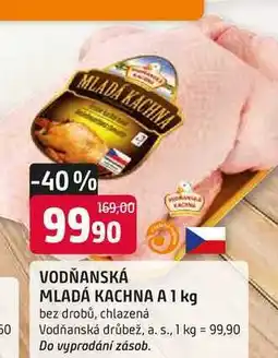 Trefa VODŇANSKÁ MLADÁ KACHNA A 1 kg bez drobů, chlazená nabídka