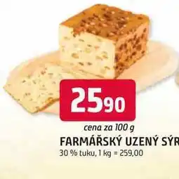 Trefa FARMÁŘSKÝ UZENÝ SÝR 30% tuku nabídka
